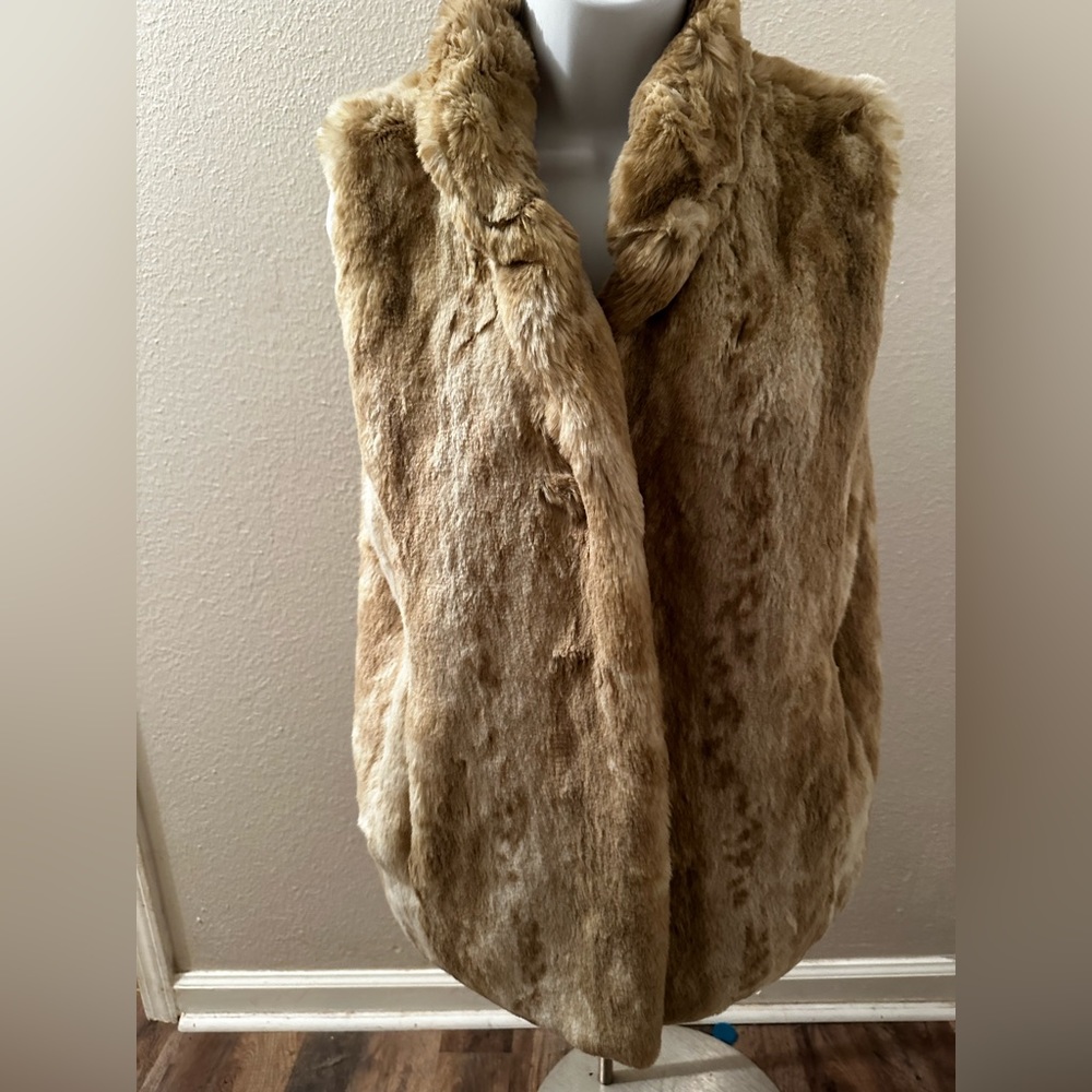 Faux fur vest